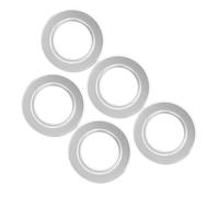5pcs Birds Nest Hole Ring Anti Bite Silver Iron for Breeding Boxes | Smooth Mellow Finish, Quick Replacement Part for PET Bird Breeders and Wooden Nest Boxes