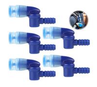 5pcs Bite Valve Replacement for Camelbak, Mouthpiece Replacement for Camelbak Hydration Pack Valve Replacement Parts for Camelbak & Osprey Hydration Bladder (Blue)