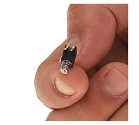 5PCS Black 4 * 8 Mobile Phone Vibrating Contacts electronic starter DC 3V-3.7V 0408 coreless vibration electronic starter Soldered Wire IDGTTLDF