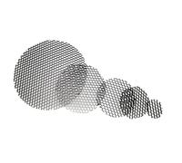 5PCS Black Aluminum Honeycomb Light Covers - 95% Transmittance Anti-Glare Mesh Shade for LED Lighting Applications(50mm)
