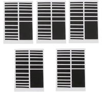 5Pcs Black Invisible Ring Size Adjuster for Loose Rings 6 Sizes Jewelry Guard Spacer Fitter Black Jewelry Making Tools and Accessories,Jewelry Sizers and Mandrels