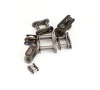5pcs Black Master Link Chain 25H T8F 415H 420 428 520 530 Compatible With Dirt Bike ATV Quad Go Kart Gas Scooter And Motorcycle(530)