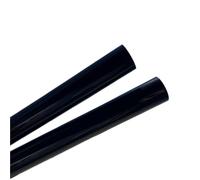 5pcs Black Round Bars, Diameter 3-30mm Acrylic Round Rods Thick PMMA Sticks for Cake Toppers(25MM*150MM)