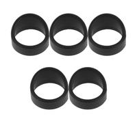 5pcs Black Rubber Eyepiece Cover for Telescope and Binoculars | 32-34 Mm Od Fit, Lens Guarding and Cleanliness, Secure Easy Fit for Scientific Use