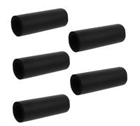 5pcs Black Sponge Pet Leash Handle Wrap for Dog Leads