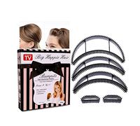 5Pcs Black styling coiler set Bump it Volume Hair hair accessory Hair bumps for volume insert Fluffy hairdressing tools for women and girls