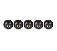 5Pcs Black Threaded Knob Ball Lever Knob Ball Lever Knob M12X1.75 Knob Lever Knob Copper Insert M12*40