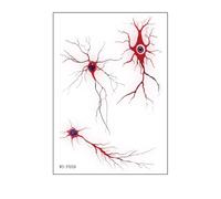 5pcs Blood Vessel Series Tattoo Sticker Lightning Tattoo Sticker(WS-F059)