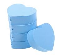 5pcs Blue Heart Shaped Car Antenna Topper for Vehicle Decoration | EVA Build, Cute Romantic Style, Easy Tool Free Fitting, for Van Antennas, Daily Driving