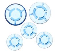 5pcs Blue Plastic Pedal Toppers for Effect Pedal Switches