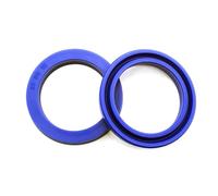 5pcs Blue Polyurethane Hydraulic Seal U/Y Type Hydraulic Sealing Ring 64x80x8mm Hydraulic Cylinder Seal Piston Shaft Oil Seal