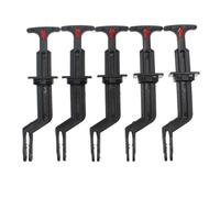 5PCS Bonnet Hood Pull Catch Lock Release Handle Opener For Volkswagen For VW For Passat B5 98-04 3B0823593C 3B0-823-593-C