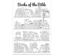 5pcs Books of The Bible Tracker Sticker, Christian Bible Bookshelf Sticker Funny Bibles Reading Tracker Dashboard Stickers Gifts for Bibles Organization Scripture Study Tracking