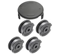 5PCS Bosch Strimmer Spool Replacement Kit - Compatible with Art 23/26 SL & EasyGrassCut 18-260 - Includes 4 Spools + 1 Cover