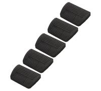 5pcs Brake Clutch Pedal Pad Rubber Anti Slip Cover for Car