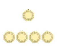 5pcs Brass Eight Diagrams Concave Mirror Ornament Hanging Hole
