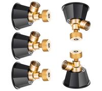 5Pcs Brass Head Misting Nozzle Set Efficient and Large Ranges Misting for Precise Sprays in Agricultural Landscaping Use Sprayer Nozzle