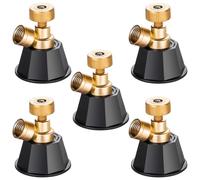 5Pcs Brass Head Misting Nozzle Set Efficient and Large Ranges Misting for Precise Sprays in Agricultural Landscaping Use High Pressure Sprayer Nozzle