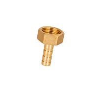 5pcs Brass Hose Fitting 4mm 6mm 8mm 10mm 19mm Barb Tail 1/8" 1/4" 1/2" 3/8" BSP Female Thread Copper Connector Joint Coupler Adapter(Gold 3/8",10mm Barb)