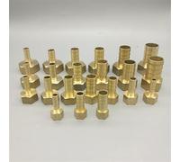 5pcs Brass Hose Fitting 4mm 6mm 8mm 10mm 19mm Barb Tail 1/8" 1/4" 1/2" 3/8" BSP Female Thread Copper Connector Joint Coupler Adapter(Gold 1/8",10mm Barb)