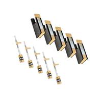 5PCS Brass Mounting Endpins Buttons Full Lined Fiddle Frog Ebony Bow Frogs 4/4 Violin Bow Frog Violin accessories kit