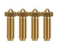 5Pcs Brass Nozzle 0.2/0.4/0.6/0.8/1.0mm Compatible with ANY-CUBIC Kobra 2 Pro/Neo/Plus/Max 3D Printer Accessories Kobra 2 Hotend Nozzle(1.0mm)