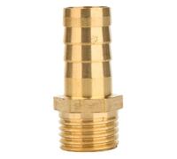 5pcs Brass Pipe Fittings 4 to 19mm Hose Barb Tail, 1/8 to 1/2inch Male Connector Joint Coupler Adapter(3/8inch*14MM)