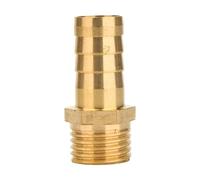 5pcs Brass Pipe Fittings 4 to 19mm Hose Barb Tail, 1/8 to 1/2inch Male Connector Joint Coupler Adapter(1/2inch*16mm)