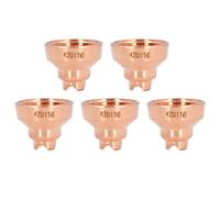 5PCS Brass Plasma Cutter Shield, Hand Drag Cutting Torch Shield for PMX 30XP Consumables, Wear - Resistant Drag Shield Cap with High - Temperature Resistance for