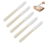 5PCS Bread Lame Kn/ife,Professional Portable Dough Cu/tter with Built-in Ruler,Stainless Steel Bread Scoring Bla/de,Slashing Cu/tter Tool for Homemade Sourdough Baking,Bread Lame Dough Scoring Tool