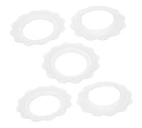 5pcs Breast Protection Rings Reusable Silicone Nursing Cups Sweat Resistant Friction Shields for Breastfeeding Mothers for Travel and Public Use