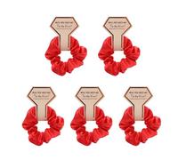 5pcs Bridesmaid Scrunchy Bridal Shower Stains Hair Scrunchies Party Accessories
