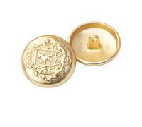 5Pcs British Styles Lion Crown Metal Sewing Buttons for Coats, Trench Coats, Wool Jackets, Clothes, DIY Crafts