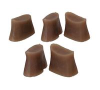5pcs Brown Flute Trill Key Bumper Cork Pack | Soft Silic Band Music Accessories for Flute Parts | Small Size Replacement Cork Accessories | for Jazz, Classical & Beginner
