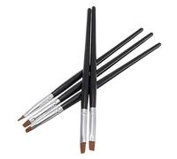 5Pcs Brushes Brush Uv Gel Painting Drawing Nail Liner Flat Deco Manicure Nail Art Creative And Exquisite Workmanship Practical treatment