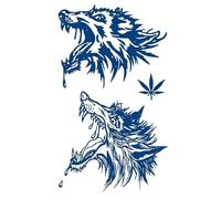 5Pcs Bunny Bear Herbal Juice Tattoo Stickers Waterproof Non-Reflective Stickers