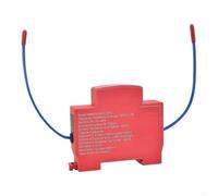 5PCS Cabinet Thermal Detector 170C Start Plastic Red(30g) | Dual nozzle design, 10g capacity, 170C trigger, DIN rail mount, plastic housing, red color