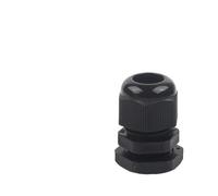 5Pcs Cable Gland Nylon Joint IP68 Black White Cable Locking Connector M12/M16/M18/M20/M22/M25/M27/M30 IDGTTLDF(Black M20)