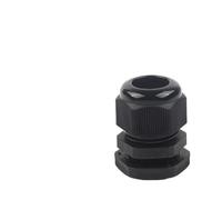5Pcs Cable Gland Nylon Joint IP68 Black White Cable Locking Connector M12/M16/M18/M20/M22/M25/M27/M30 IDGTTLDF(Black M27)