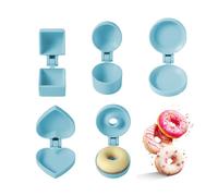 5pcs Cake Pop Mould Shapes, Cavity Lollipop Moulds Chocolate Lolly Mold Easy-Release Dessert Maker Baking Tools for Rice Balls Chocolate Cookie Mochi