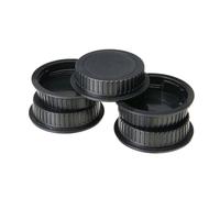 5pcs Camera Body Cap Rear Lens Cap Dust-Proof Cover Protector Plastic Compatible With Ca-non E-F ES-S E-O-S Series DSLR Lens