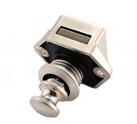 5Pcs Camper Car Push Lock 20mm RV Caravan Boat Motor Home Cabinet Drawer Latch Button Locks for Furniture Hardware(Small Chrome)