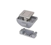 5Pcs Camper Car Push Lock 26mm RV Drawer Latch Cinet Locks Keyless Button Latches(Satin Nickel)