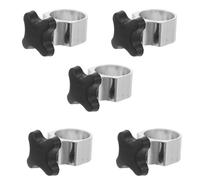 5pcs Cane Height Adjustment Lock Clamp with Hand Twist Knob, Metal