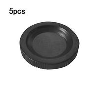 5PCS Cap C-mount Protective Cover For CCTV Movie Camera Lens Accessories Camera Cap Hood Cover Rear Lens Body Hot Shoe Protector Bundle Front Body Rear Set Screw Sun