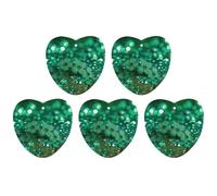 5PCS Car Air Freshener Hanging Personalized Double Sided Green Sparkly Spring Car Fresheners Long Lasting New Cars Scents Cute Automotive Freshies for Closets, Drawers (white)