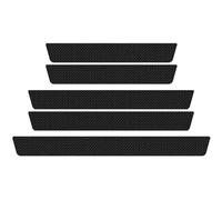 5Pcs Car Door Sill Protector Kick Plate Guard for Seat Leon MK4 Cupra Formentor Cupra Born, Carbon Fiber Automobile Threshold Protection Sticker Accessories,A-1