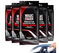 5pcs Car Glass Film Magic Cleaning Sponge, Car Cleaning, Car Window Cleaner Magic Sponge, Car Scratch Remover Automotive Oil Film Cleaning for All Vehicles Trucks Suvs Rvs Sedans