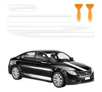 5PCS Car Hood Stripe Sticker,Racing Decal Stickers for Auto Body Side