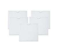5PCS Car Permit Holder,Windscreen Card Holder Parking Permit Holders,Self Adhesive Car Permit Holders,Windscreen Card Holder Clear Ticket and Note Holders for Car,Van,Caravan Windscreen(105X105mm)
